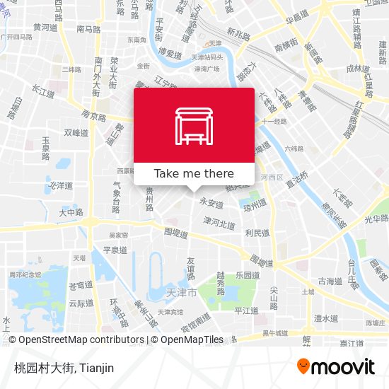 桃园村大街 map