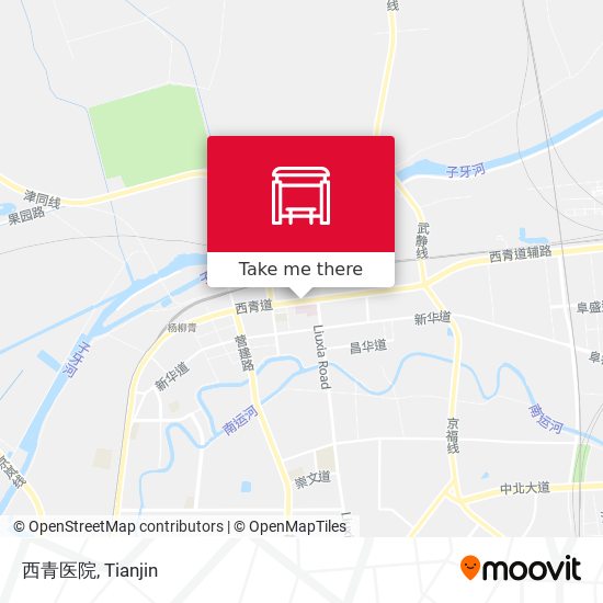 西青医院 map