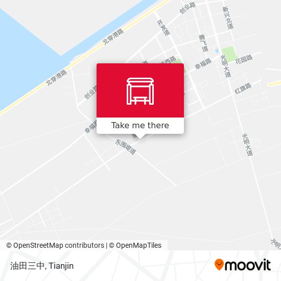 油田三中 map