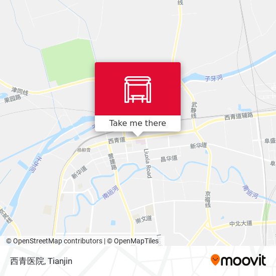 西青医院 map