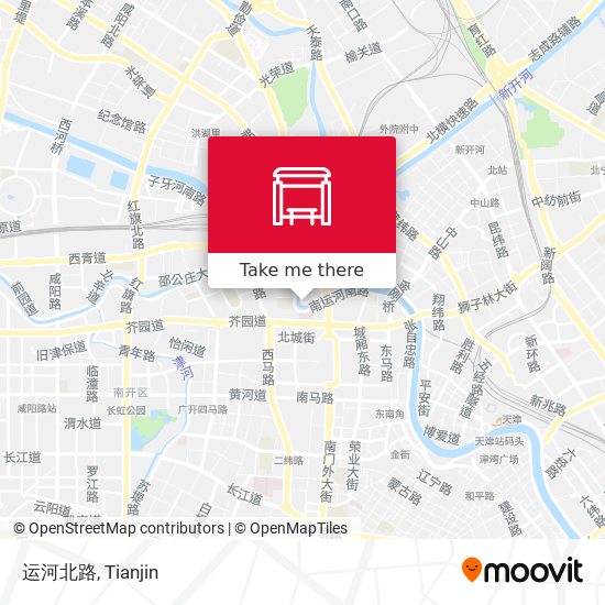 运河北路 map