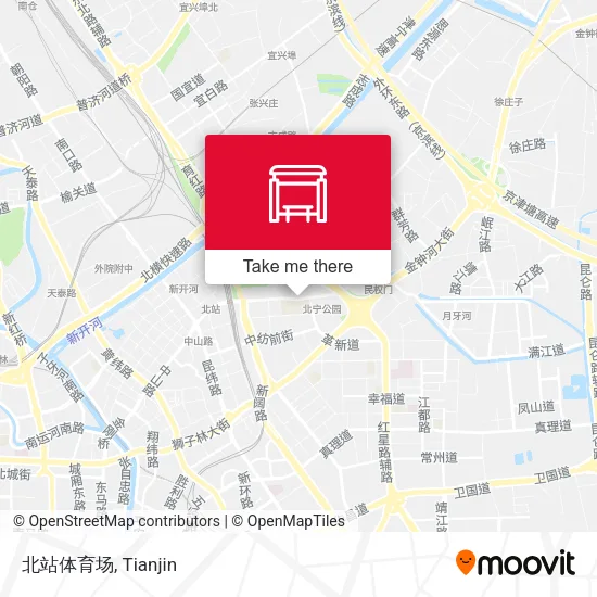 北站体育场 map