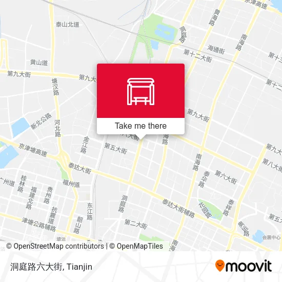 洞庭路六大街 map