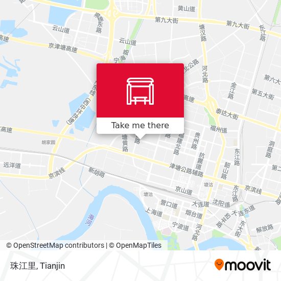 珠江里 map