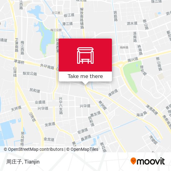 周庄子 map