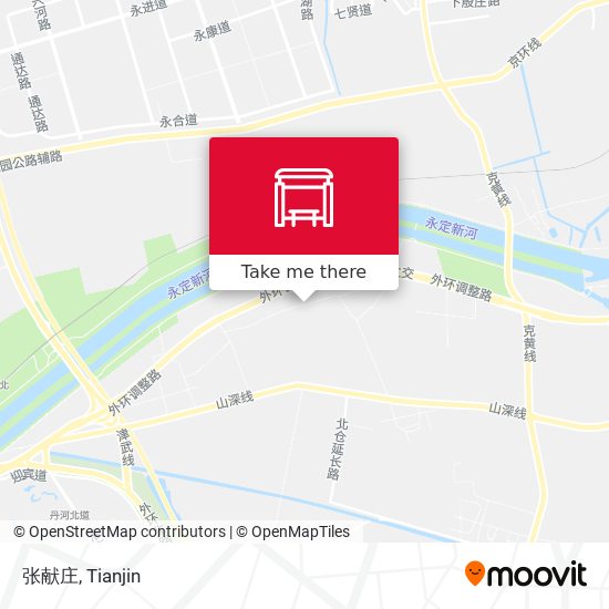 张献庄 map