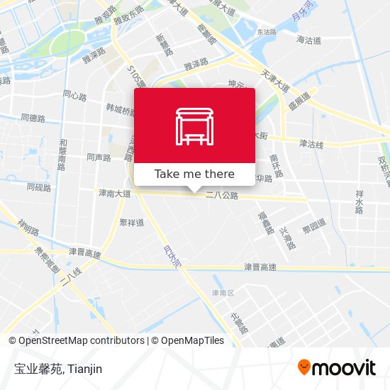 宝业馨苑 map