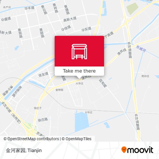 金河家园 map