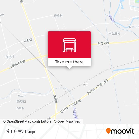 后丁庄村 map