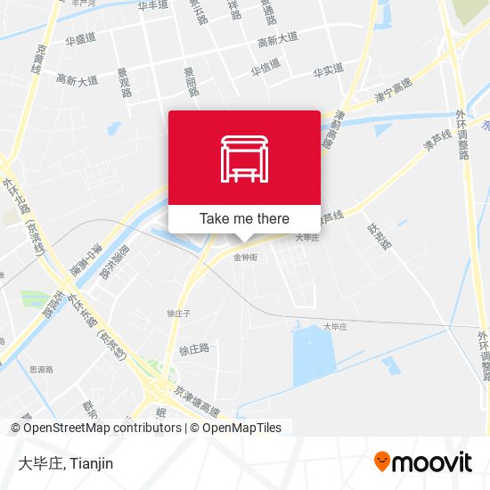 大毕庄 map