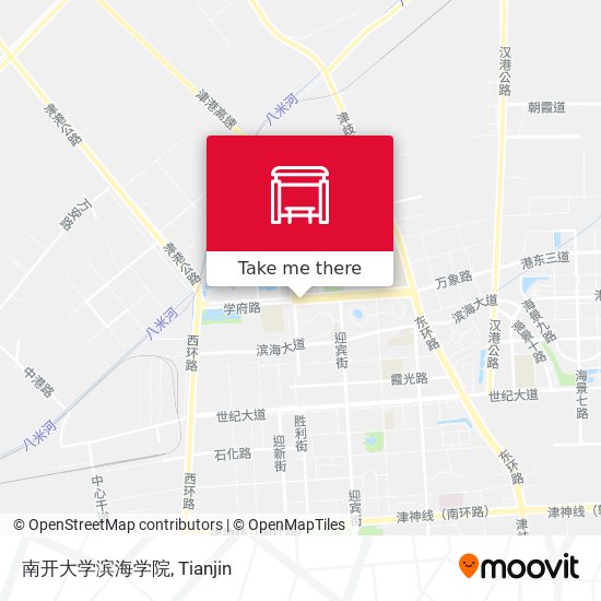 南开大学滨海学院 map