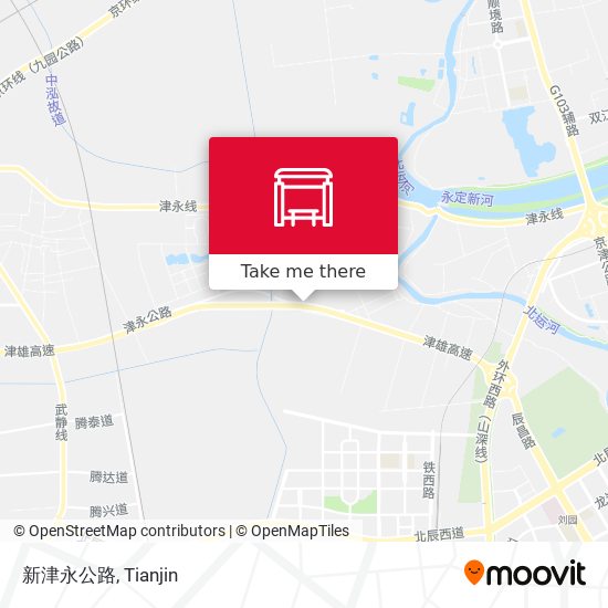 新津永公路 map