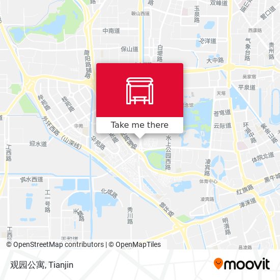 观园公寓 map
