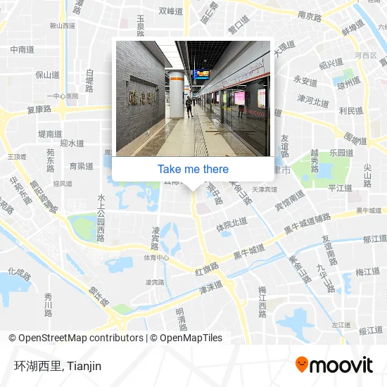 环湖西里 map
