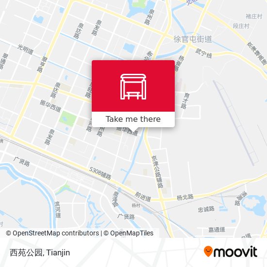 西苑公园 map