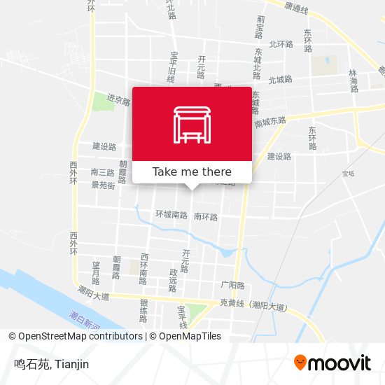 鸣石苑 map
