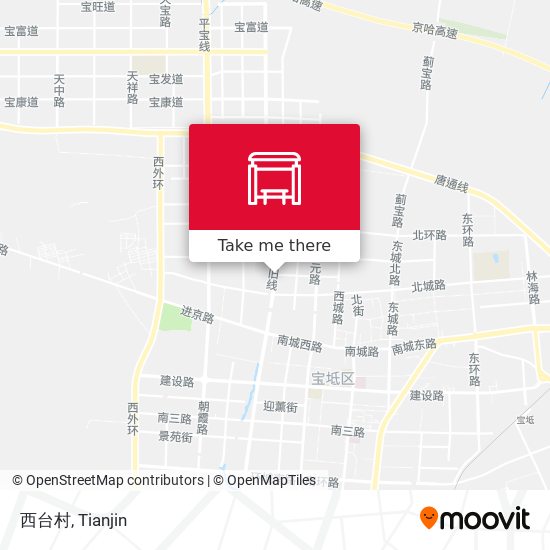 西台村 map