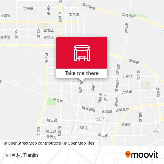 西台村 map