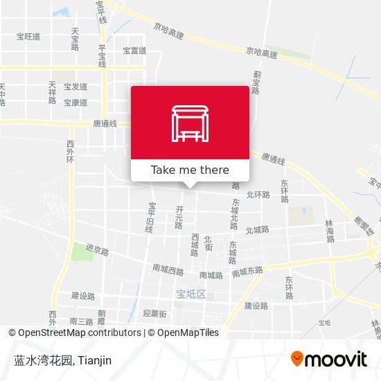 蓝水湾花园 map