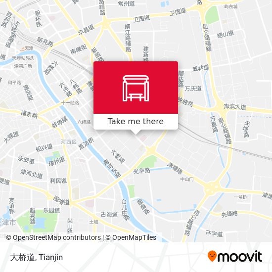 大桥道 map