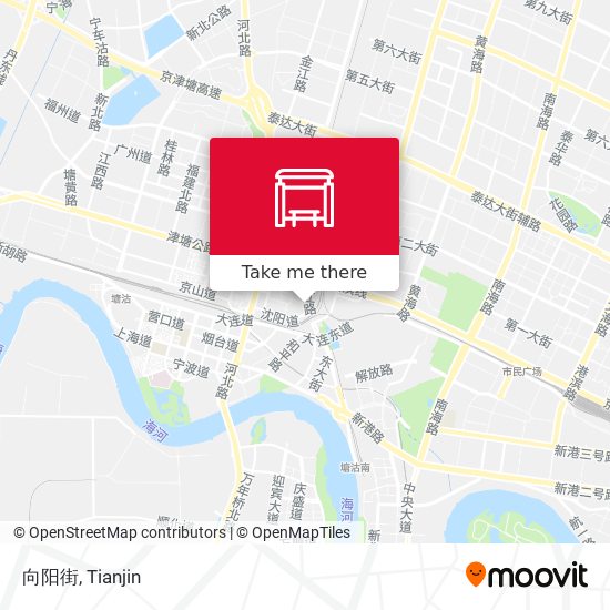 向阳街 map