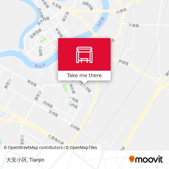 大安小区 map