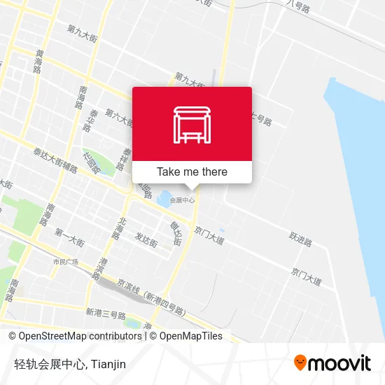 轻轨会展中心 map