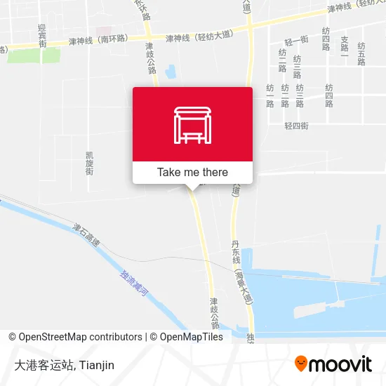 大港客运站 map