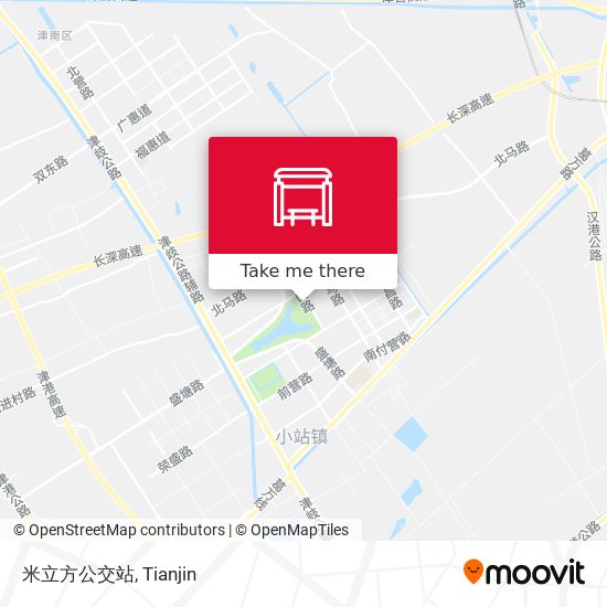 米立方公交站 map