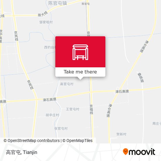 高官屯 map