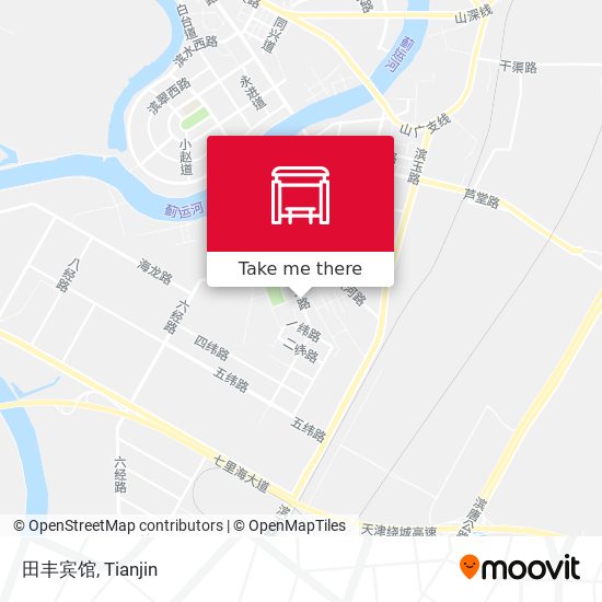 田丰宾馆 map