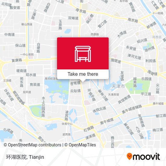 环湖医院 map