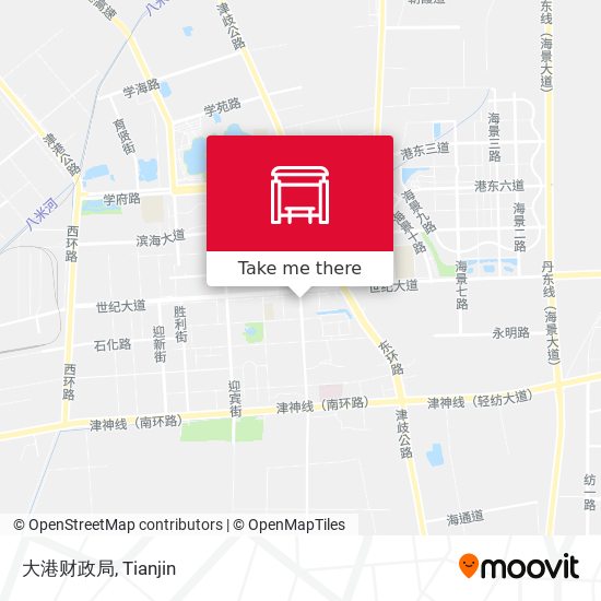 大港财政局 map