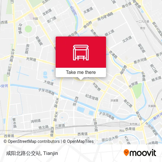 咸阳北路公交站 map