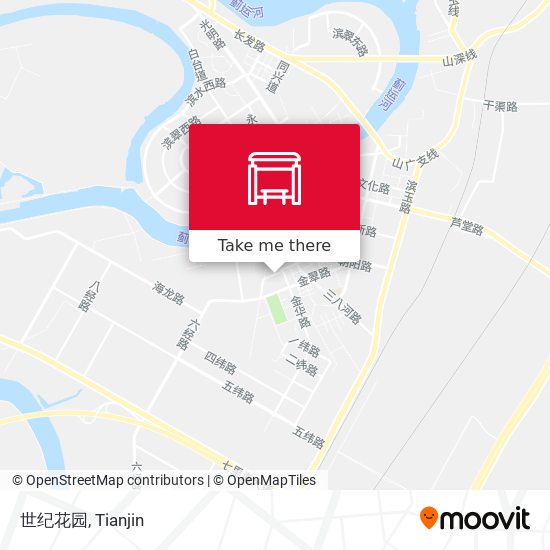 世纪花园 map