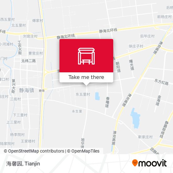 海馨园 map