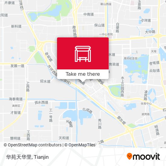 华苑天华里 map