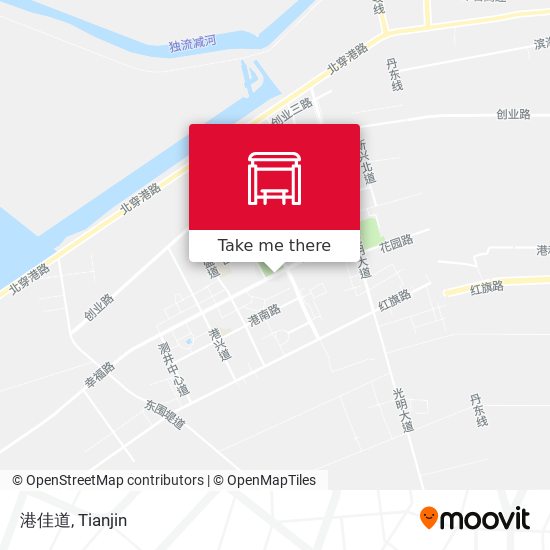 港佳道 map