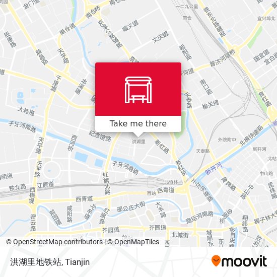 洪湖里地铁站 map