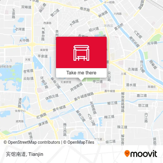 宾馆南道 map