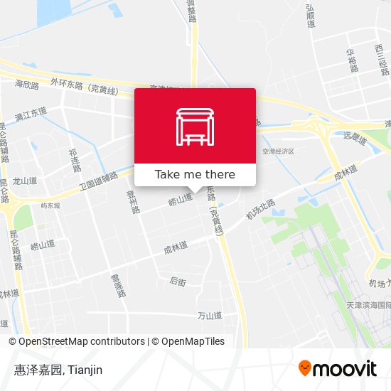 惠泽嘉园 map