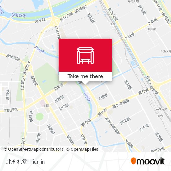北仓礼堂 map