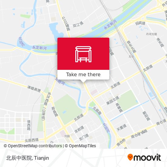 北辰中医院 map