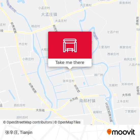 张辛庄 map