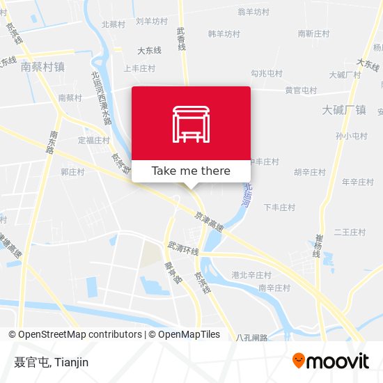 聂官屯 map