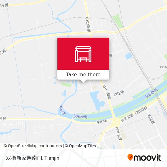 双街新家园南门 map