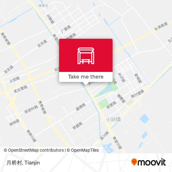 月桥村 map