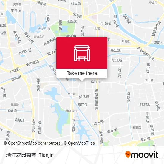 瑞江花园菊苑 map