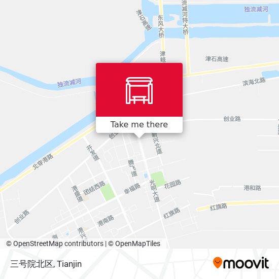 三号院北区 map