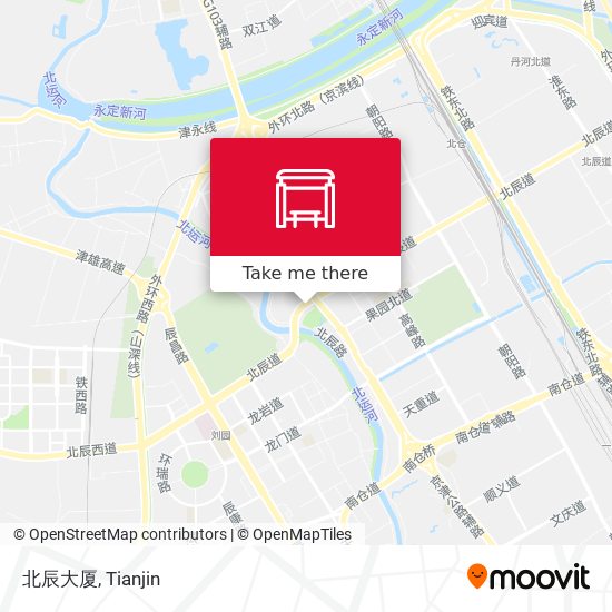 北辰大厦 map